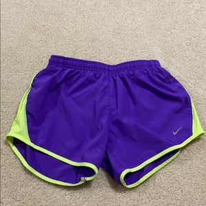 Purple Nike Running Shorts